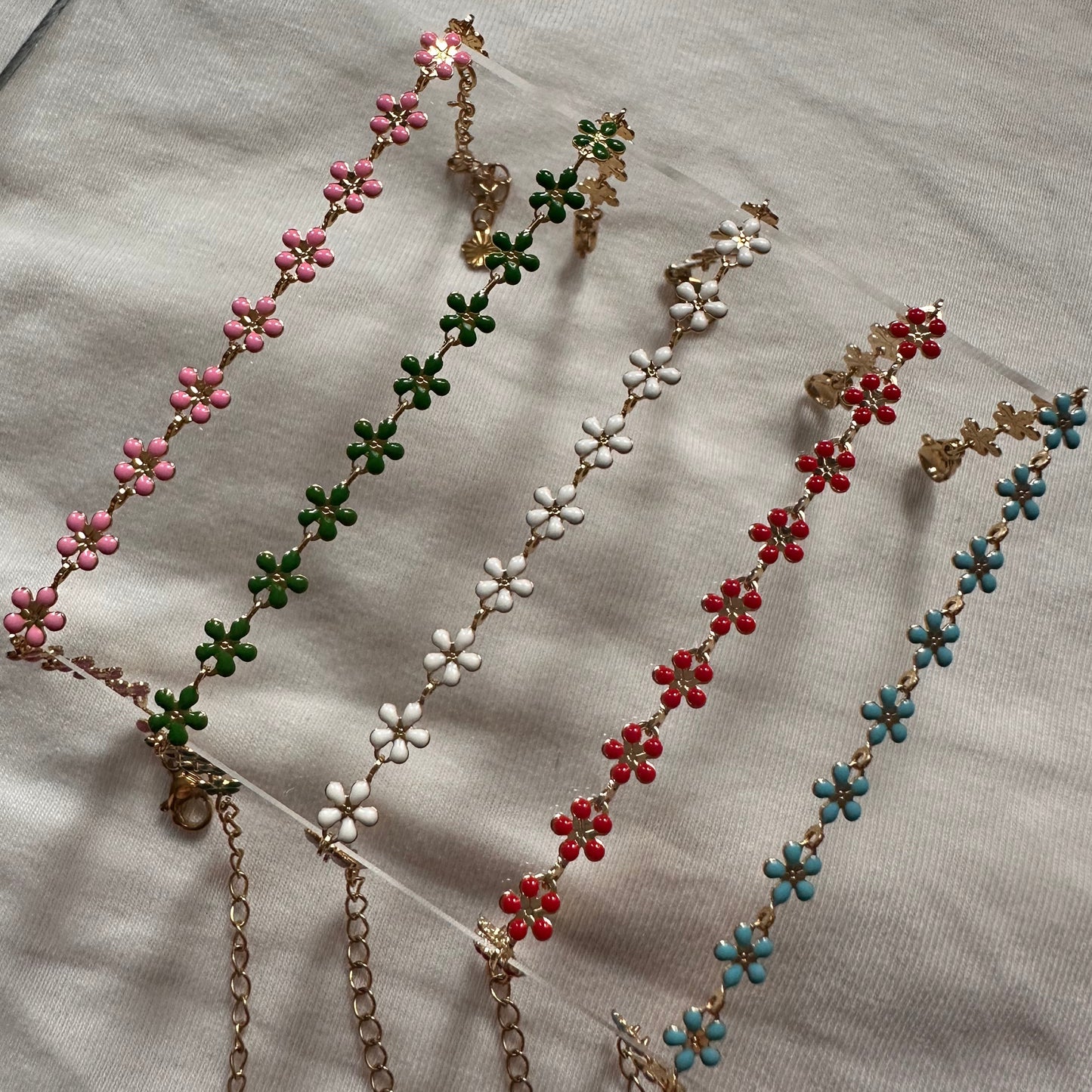 Daisy Enamel Bracelet