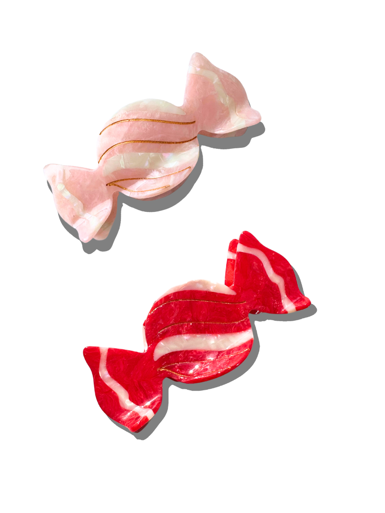 Hand-painted Bonbon Candy Claw Hair Clip | Eco-Friendly